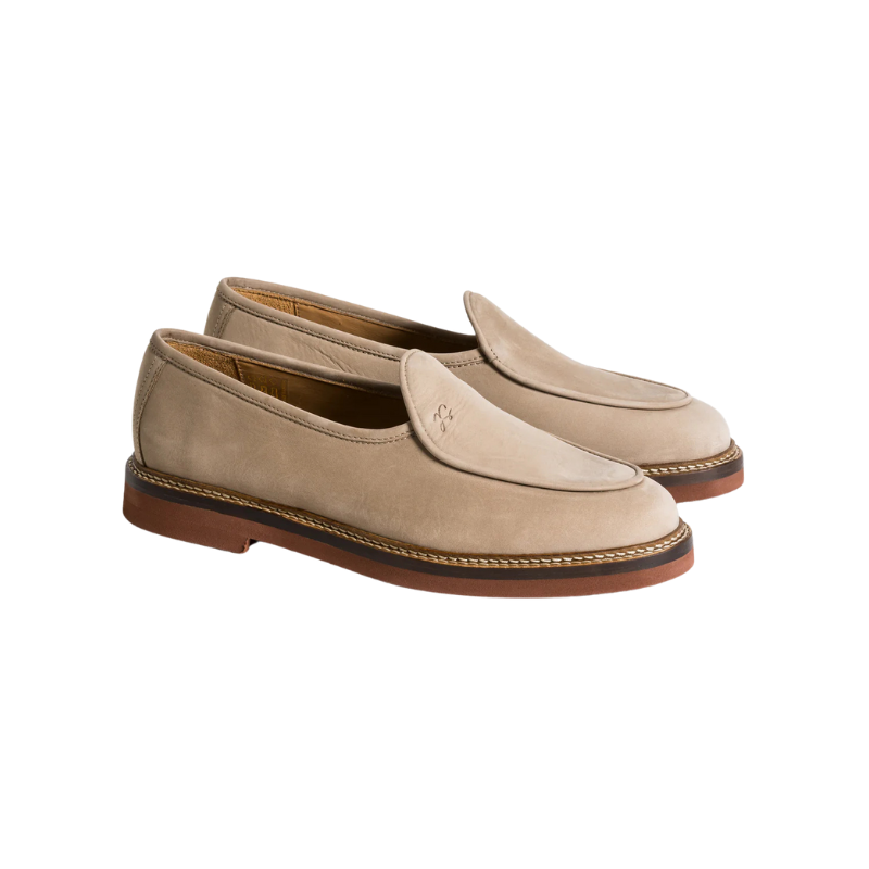 Neutral nubuck supplier catalog shoe concept